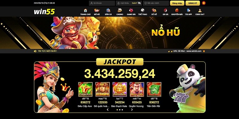 Nổ hũ trực tuyến cực đỉnh cùng nhiều Jackpot nghìn tỷ