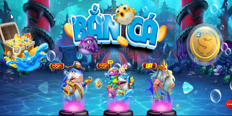 Bắn cá ww88 hàng loạt đầu game thiết kế 3D chân thực trong thế giới đại dương rộng lớn